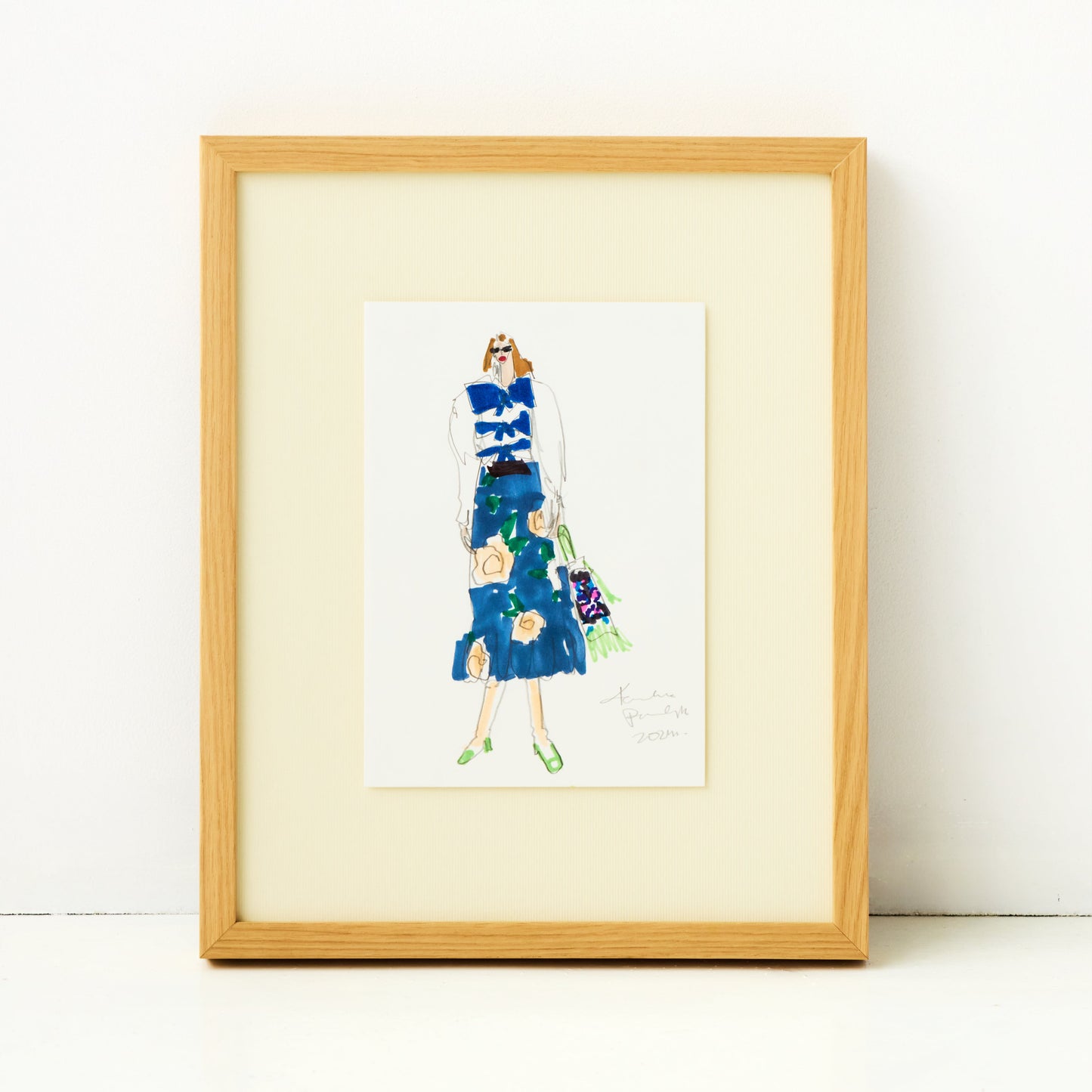 Florale & Bows - Fashion Illustration