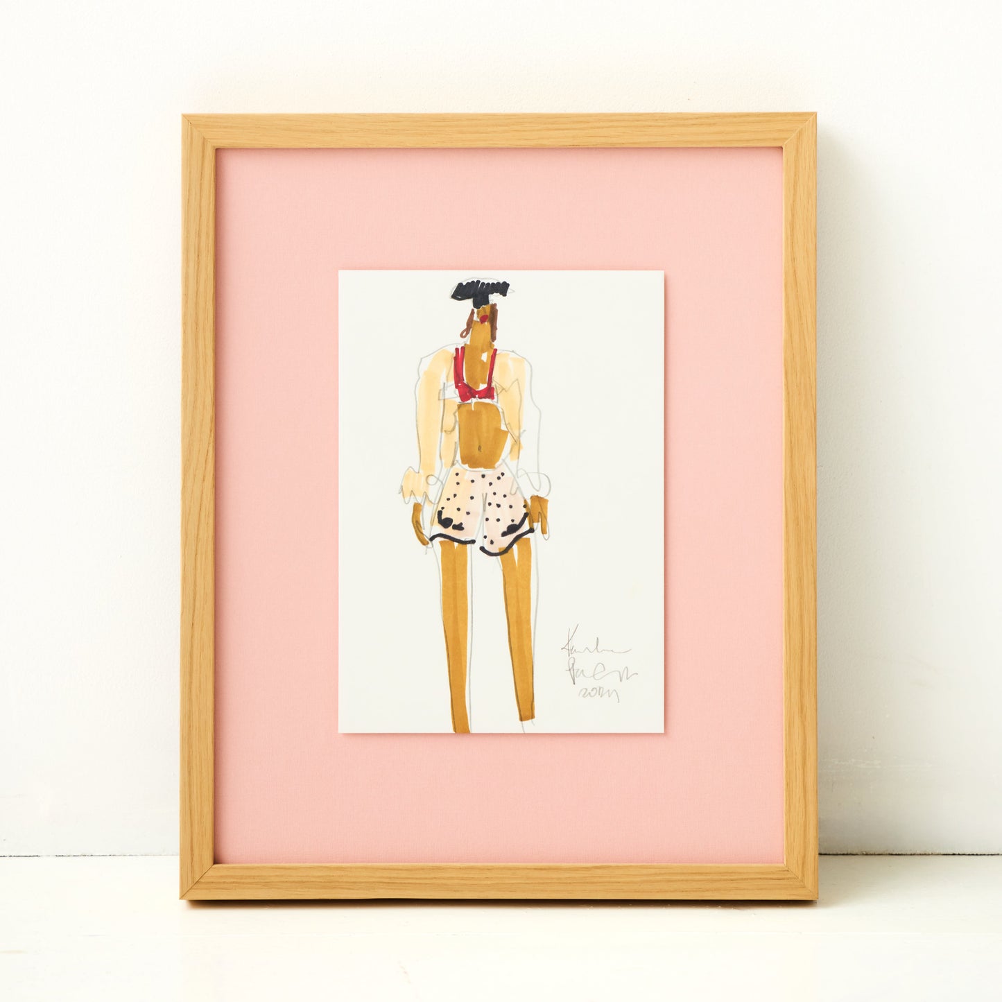 Red Bra- Fashion Illustration