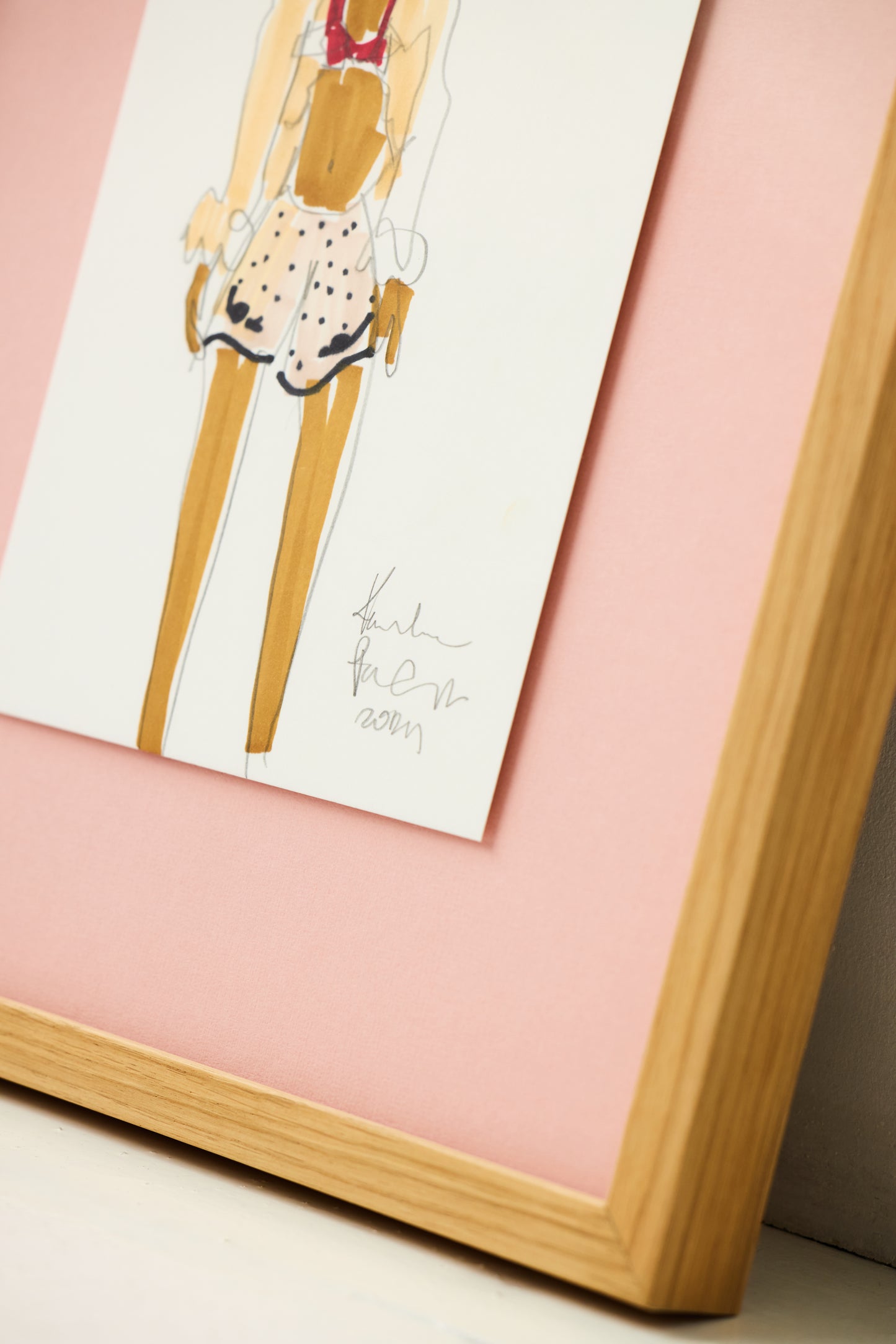 Red Bra- Fashion Illustration