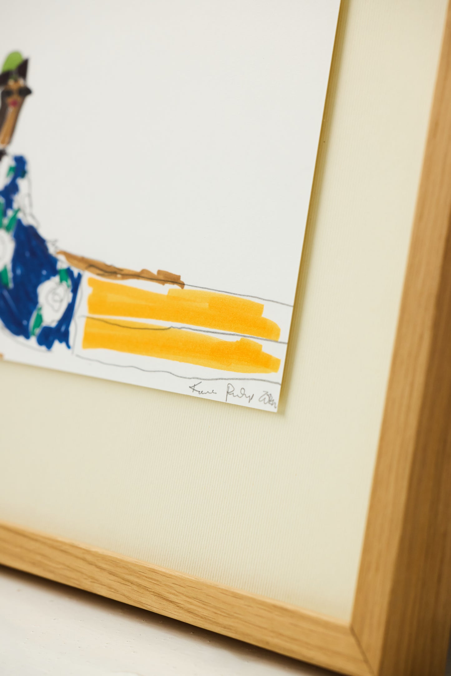 Orange legs - Fashion Illustration